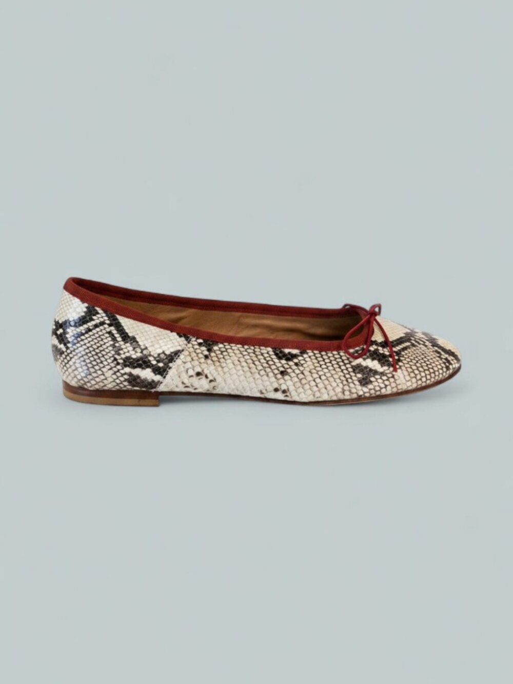 Women's Dance Leather Ballerina Flats - Roccia
